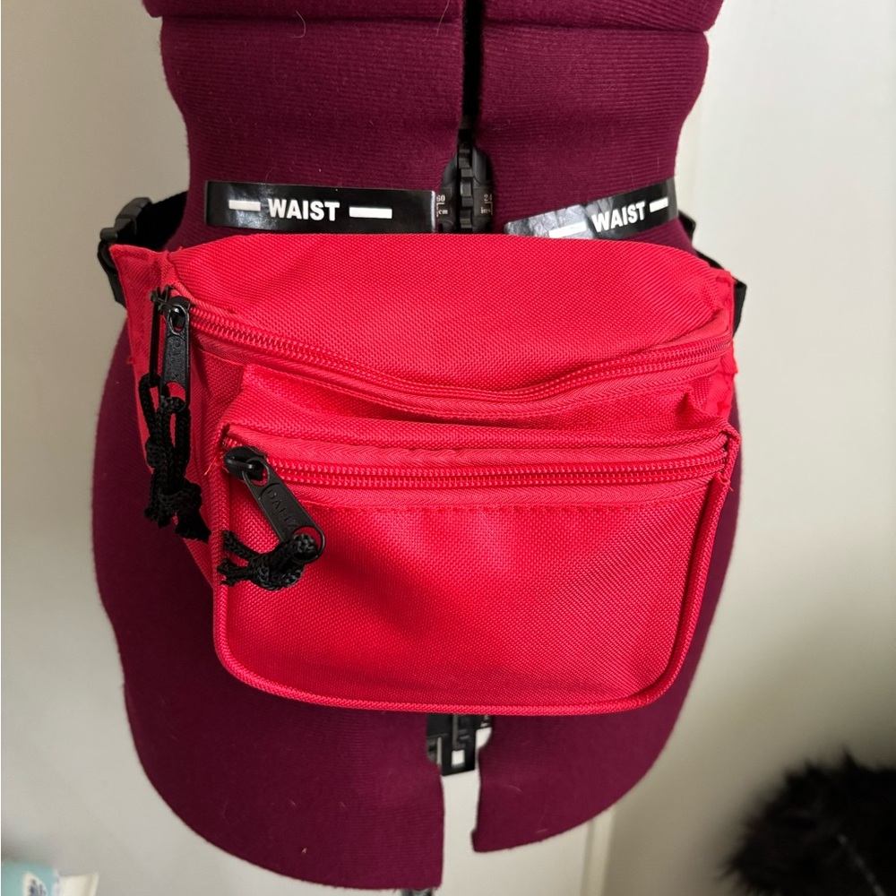 Red Waist Bag/ Fanny pack
